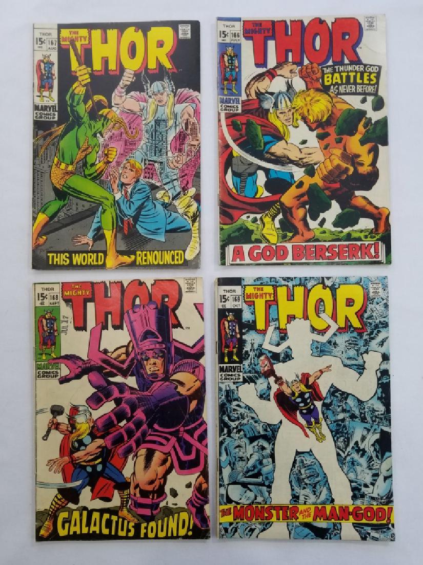MARVEL THOR #166 #167 #168 #169 Comic Books (1 of 2)