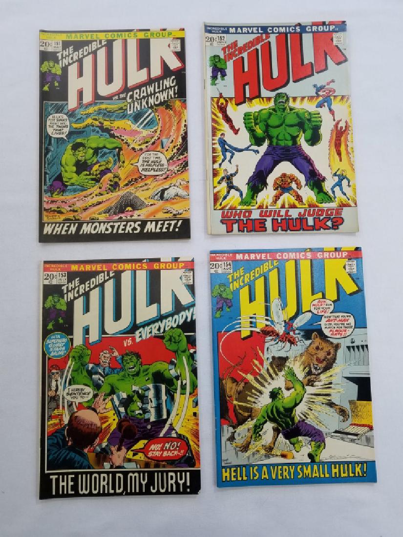 MARVEL HULK #151 #152 #153 #154 Comic Books (1 of 2)