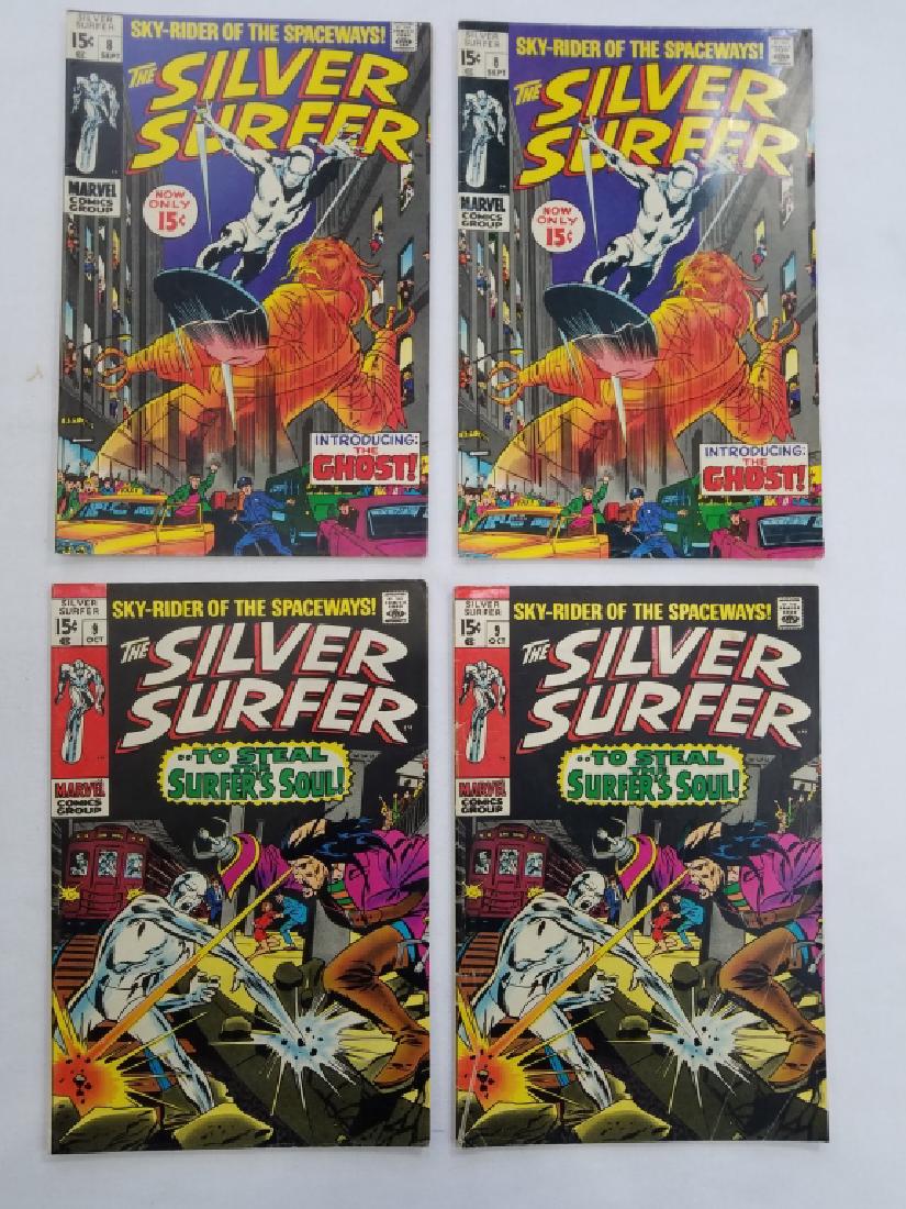 MARVEL SILVER SURFER #8 x2 #9 x2 Comic Books (1 of 2)