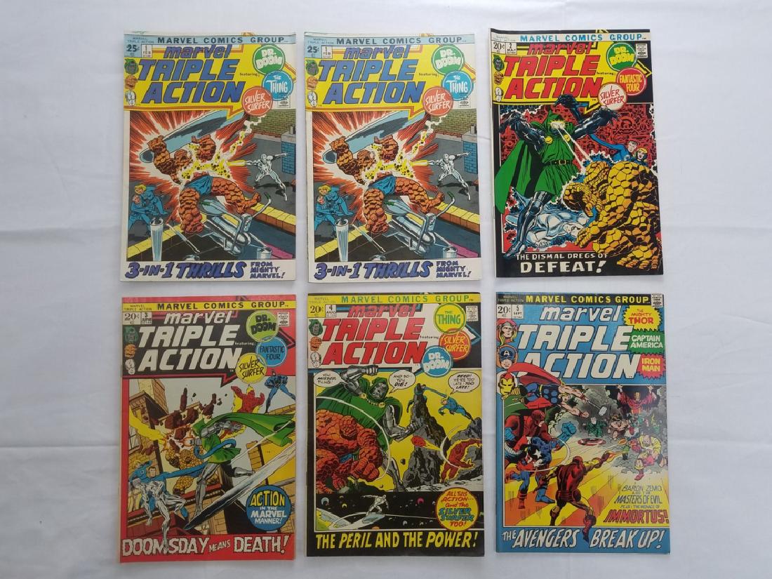 MARVEL TRIPLE ACTION #1X2 #2 #3 #4 #5 COMICS (1 of 1)