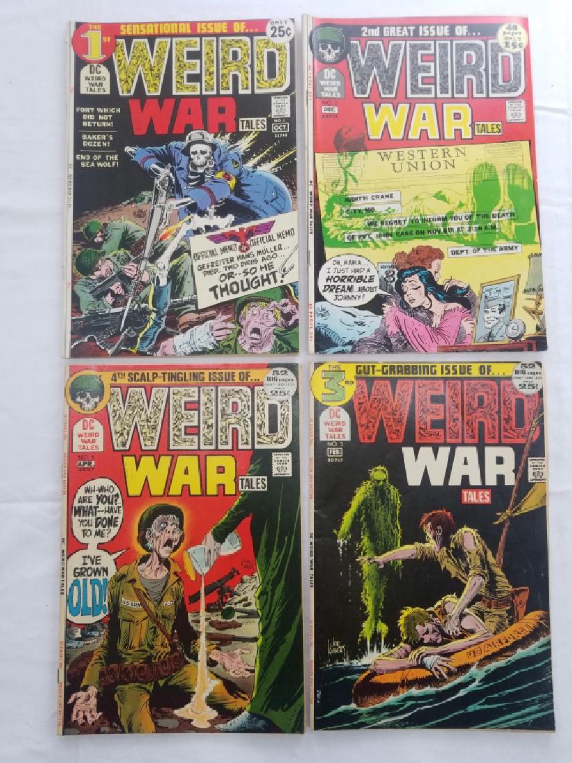 DC WEIRD WAR TALES #1,2,3,4 COMIC BOOKS (1 of 1)