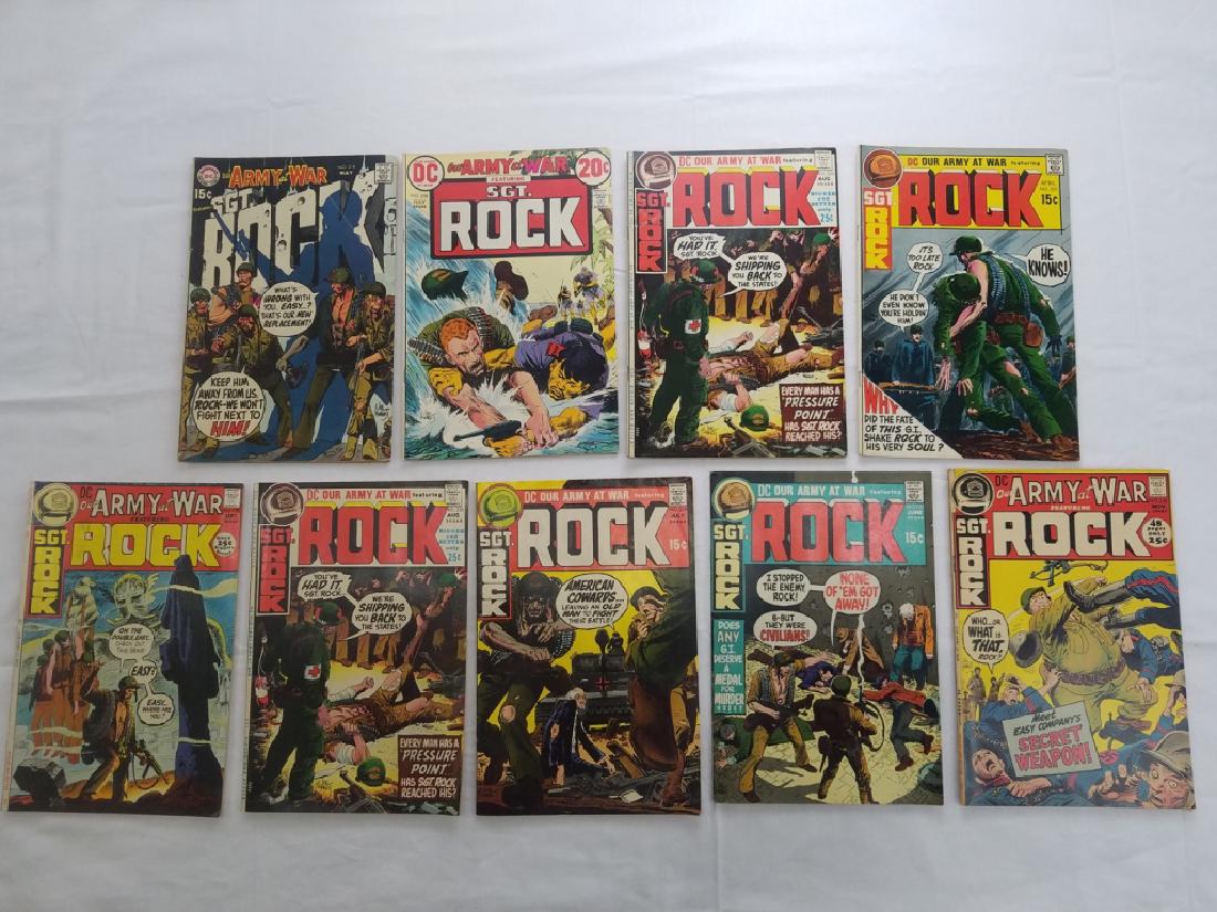DC SGT. ROCK OUR ARMY AT WAR LOT OF 9 COMICS (1 of 1)