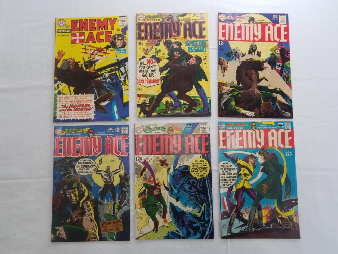 DC WAR STORIES ENEMY ACE VINTAGE COMIC LOT OF 6 (1 of 1)