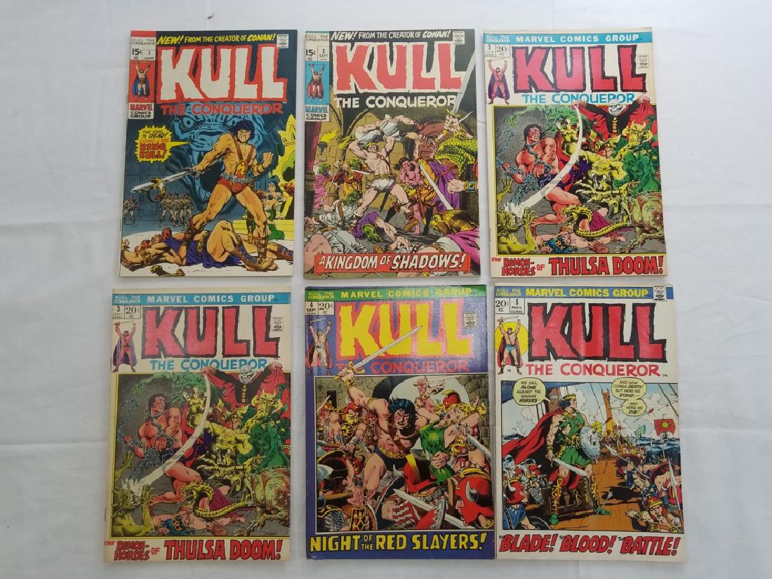 MARVEL KULL THE CONQUEROR #1,2,3x2,4,5 COMICS (1 of 1)