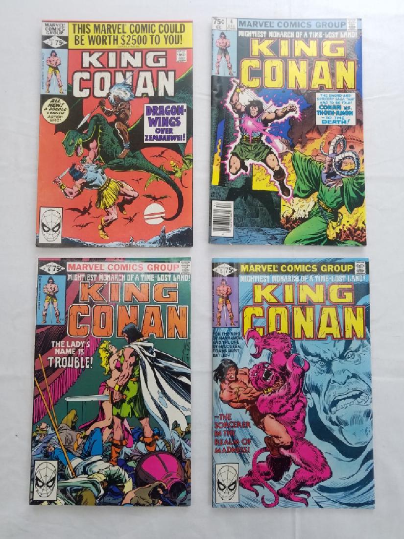 MARVEL KING CONAN #3,4,5,6 COMIC BOOKS (1 of 1)