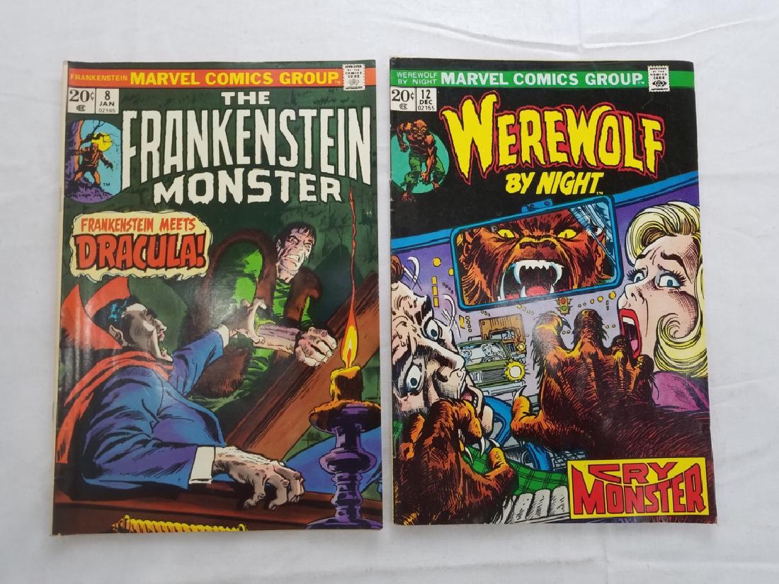 MARVEL WEREWOLF #12 & FRANKENSTEIN #8 COMIC (1 of 1)