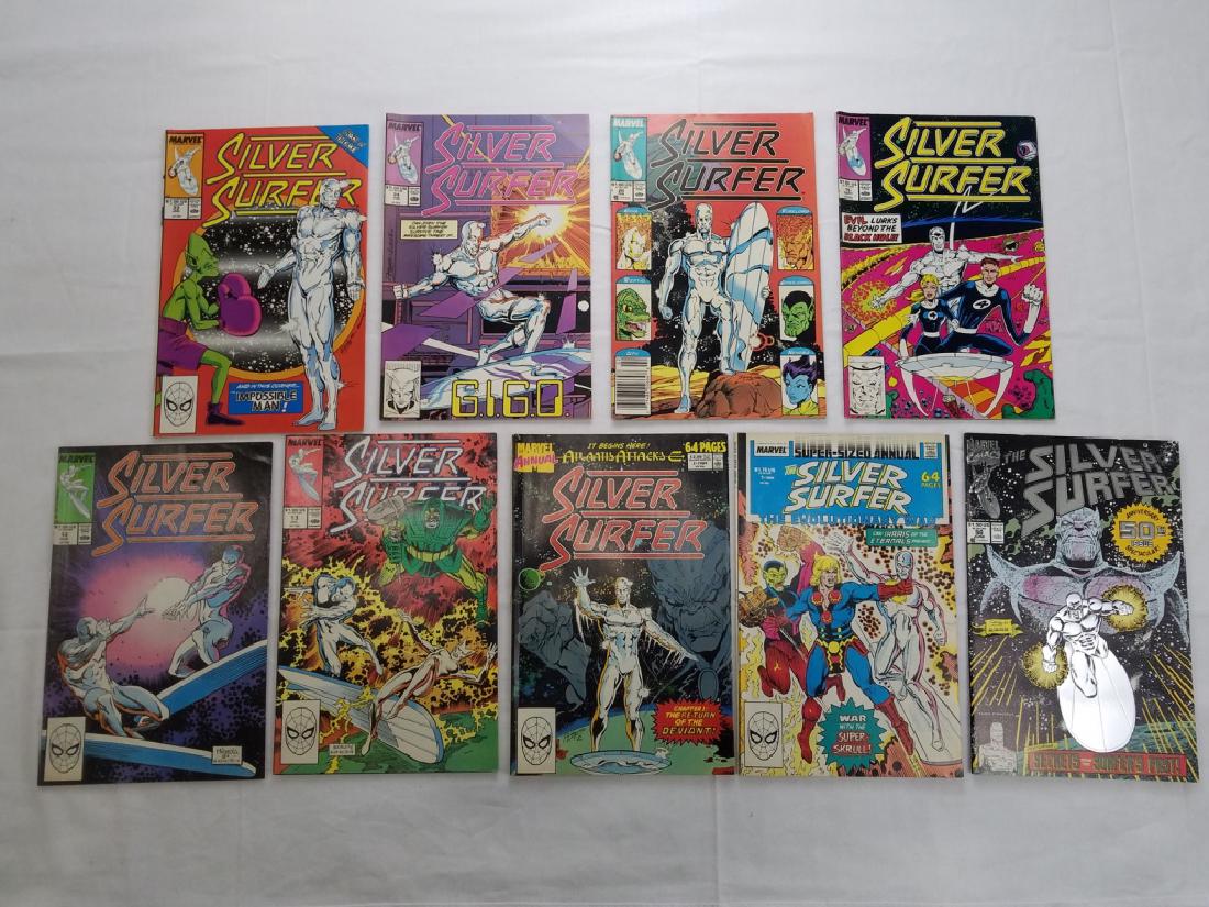 MARVEL COMICS THE SILVER SURFER LOT OF 9 (1 of 1)