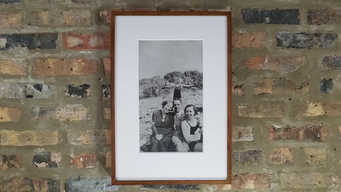 Annette Lemieux I Am, Ltd Edition 14/100: Frame: 20.5 x 14.25in. Photograph 13 x 7.5in.