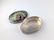 OLD STERLING SILVER WITH ENEMEL TRINKET SMALL BOX - 5