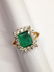 18 Kt yellow Gold Emerald Diamond Ring, 2.92 ctw - 5