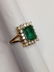 18 Kt yellow Gold Emerald Diamond Ring, 2.92 ctw - 7