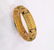 18 kt gold filigree beautiful work handmade bangle - 11