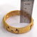 18 kt gold filigree beautiful work handmade bangle - 5