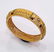 18 kt gold filigree beautiful work handmade bangle - 8