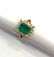 18 Kt yellow Gold Emerald Diamond Ring, 2.92 ctw - 10