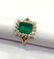 18 Kt yellow Gold Emerald Diamond Ring, 2.92 ctw - 11