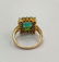 18 Kt yellow Gold Emerald Diamond Ring, 2.92 ctw - 4