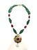 Mughal Style India 22ct gold/ Precious gemstone Pendant - 3