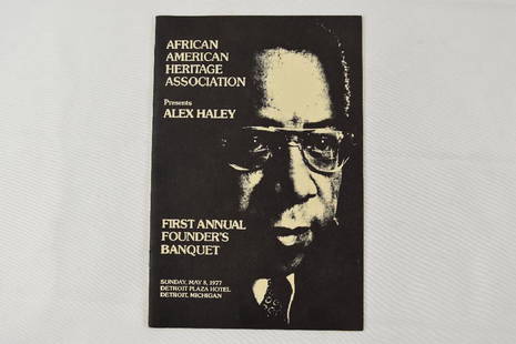 Program From African American Heritage Assoc Detroit MI: Program From African American Heritage Association Detroit MI Forward Written by Esther G. Edwards Sr. Vice President Motown Record Corporation & General Chairman African American Heritage