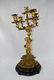 Antique Cherub Gilt Bronze Candelabra - 8