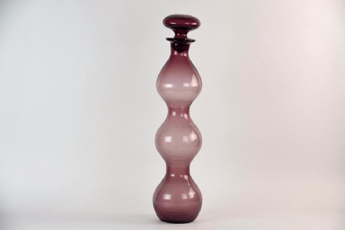 Blenko #5427 Gurggle Decanter By Wayne Husted (1 of 10)