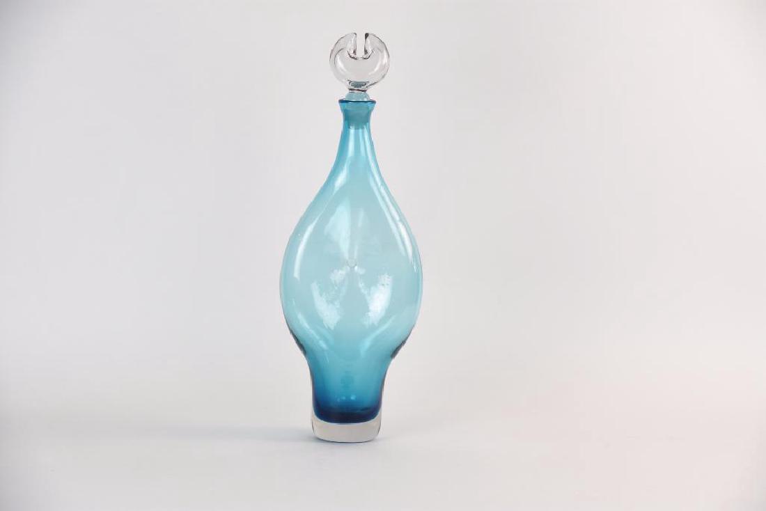 Blenko #5419 By Wayne Husted Pinched Decanter (1 of 7)