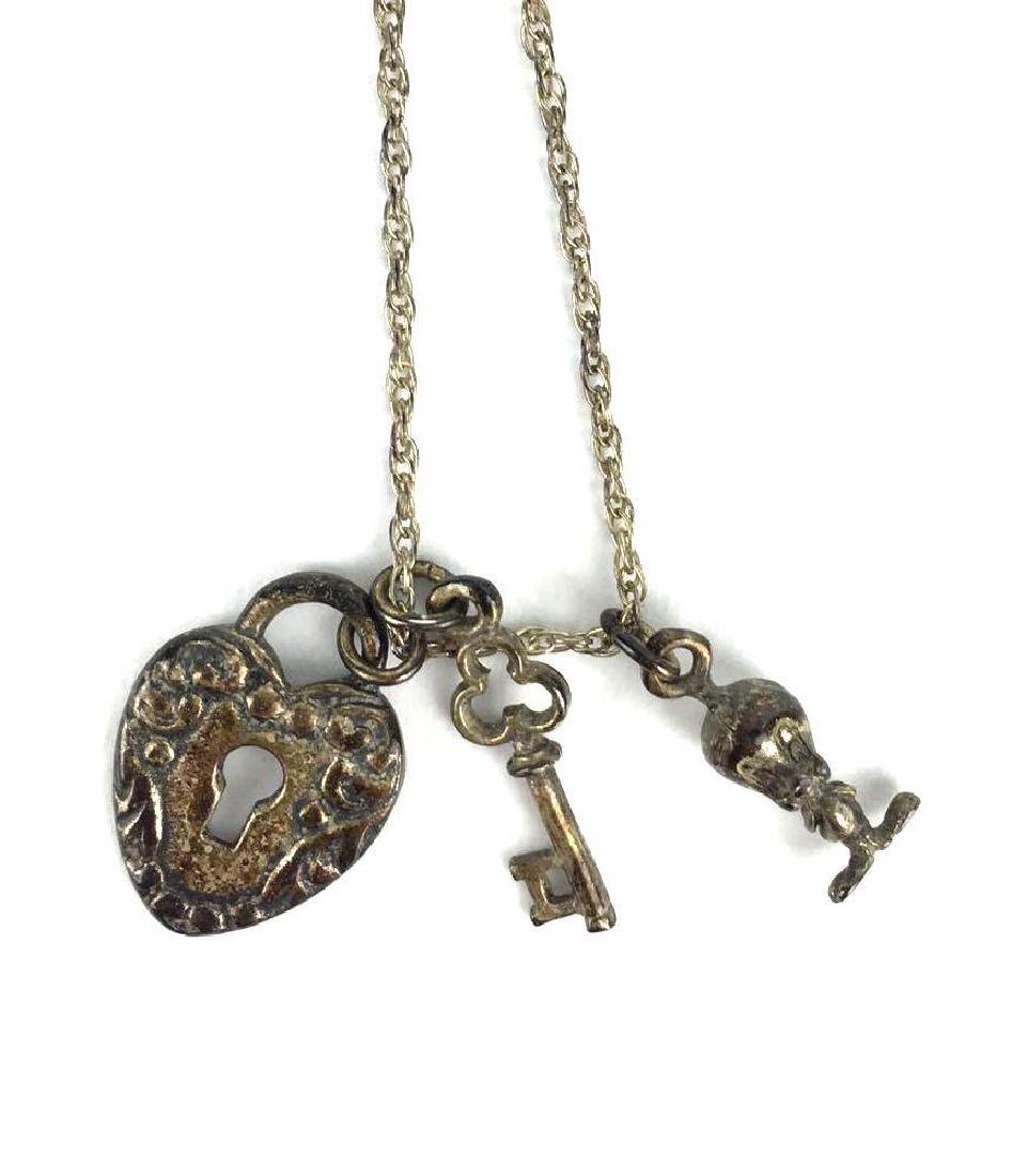 Sterling Silver Charm Necklace (1 of 3)