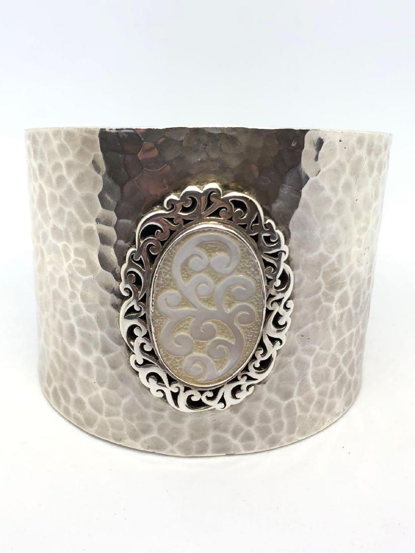 Lot of One Lois Hill Hammered Sterling Silver Cuff (1 of 4)