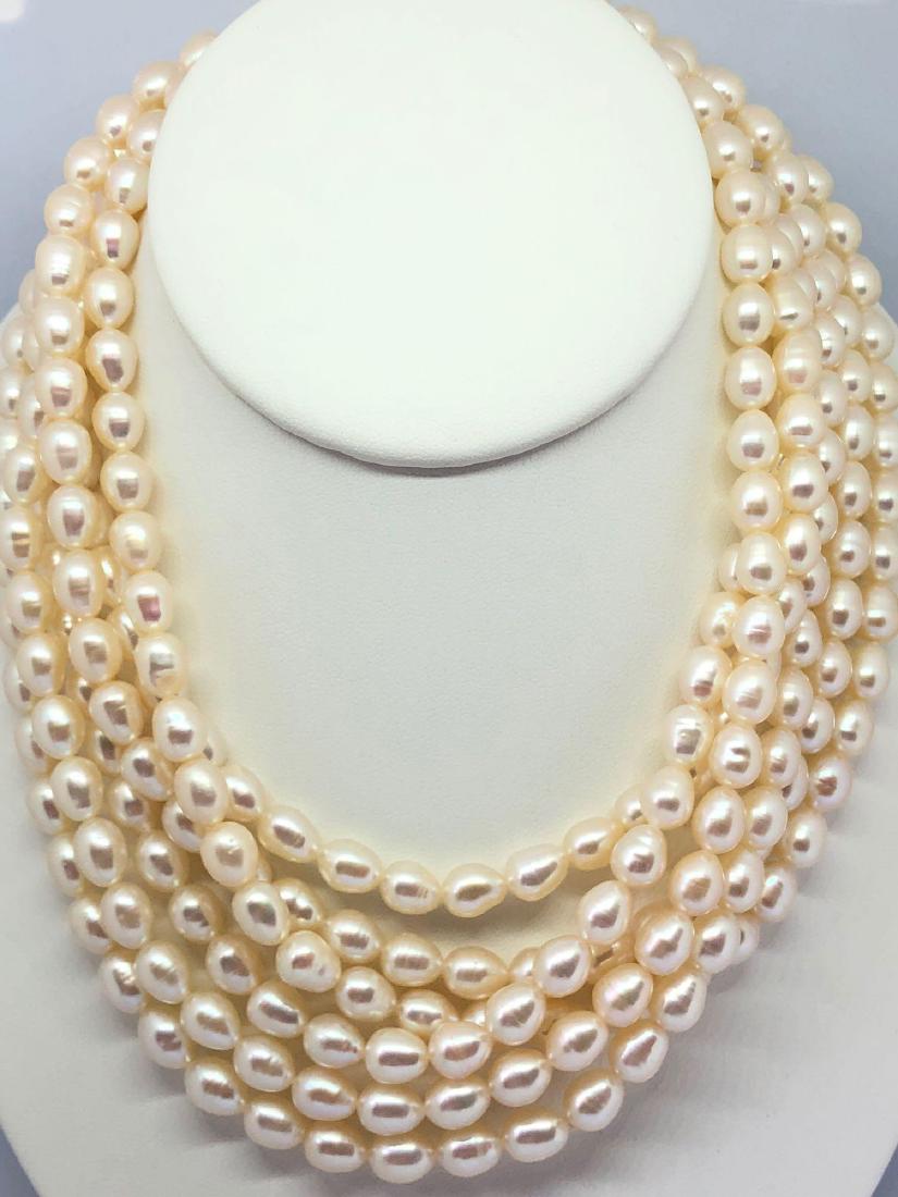 Lot of Three Pearl Necklaces (1 of 6)