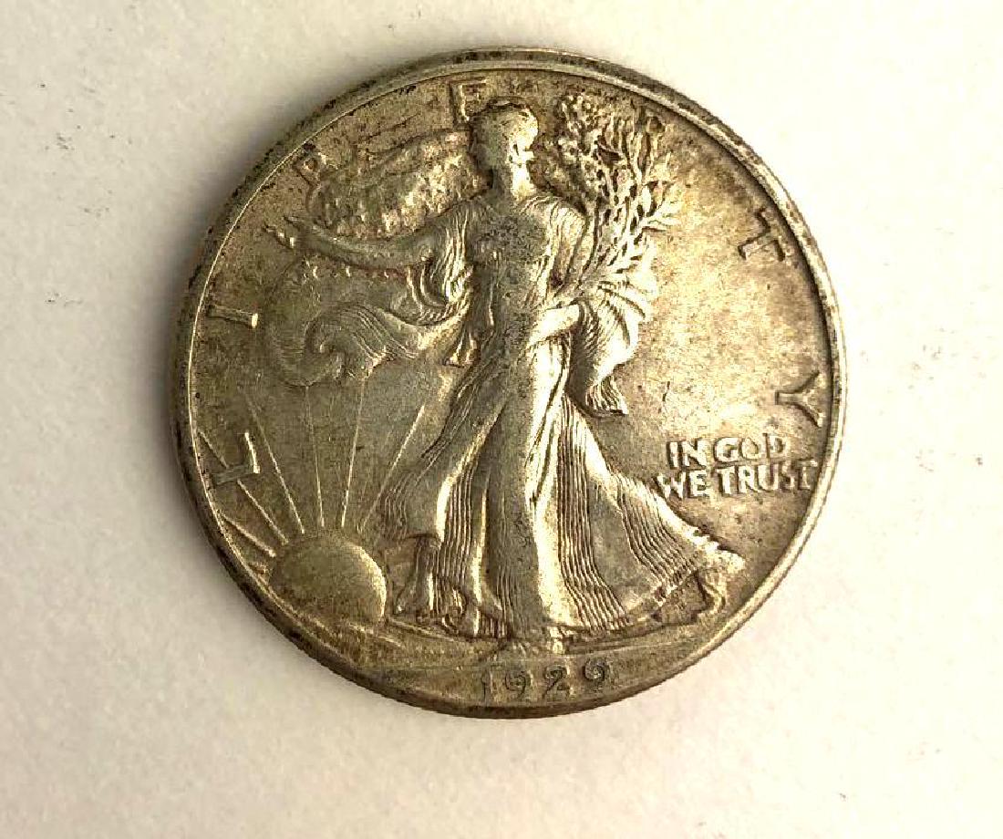 1929 Walking Liberty Half Dollar (1 of 3)