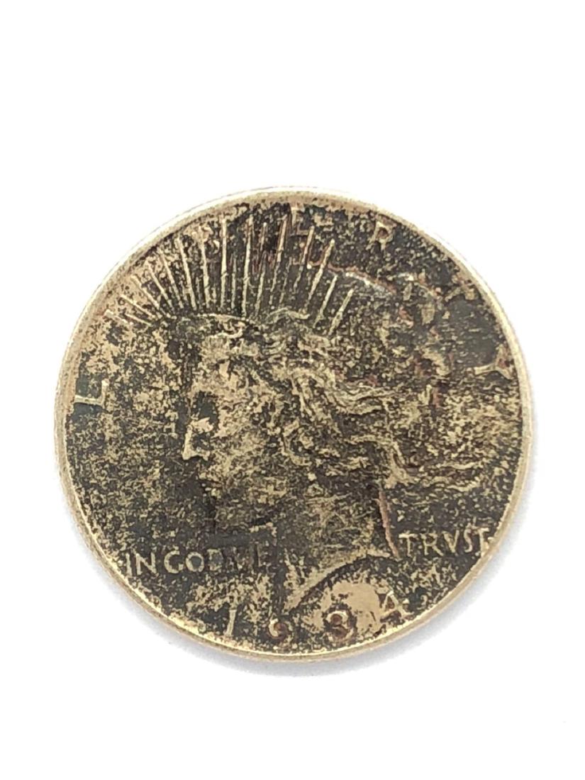 Lot Of One 1934 Peace Silver Dollar Coin D-Mint (1 of 2)