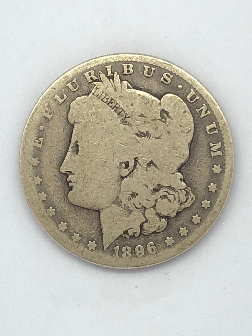 Lot Of One 1896 Morgan Silver Dollar Coin O-Mint (1 of 2)