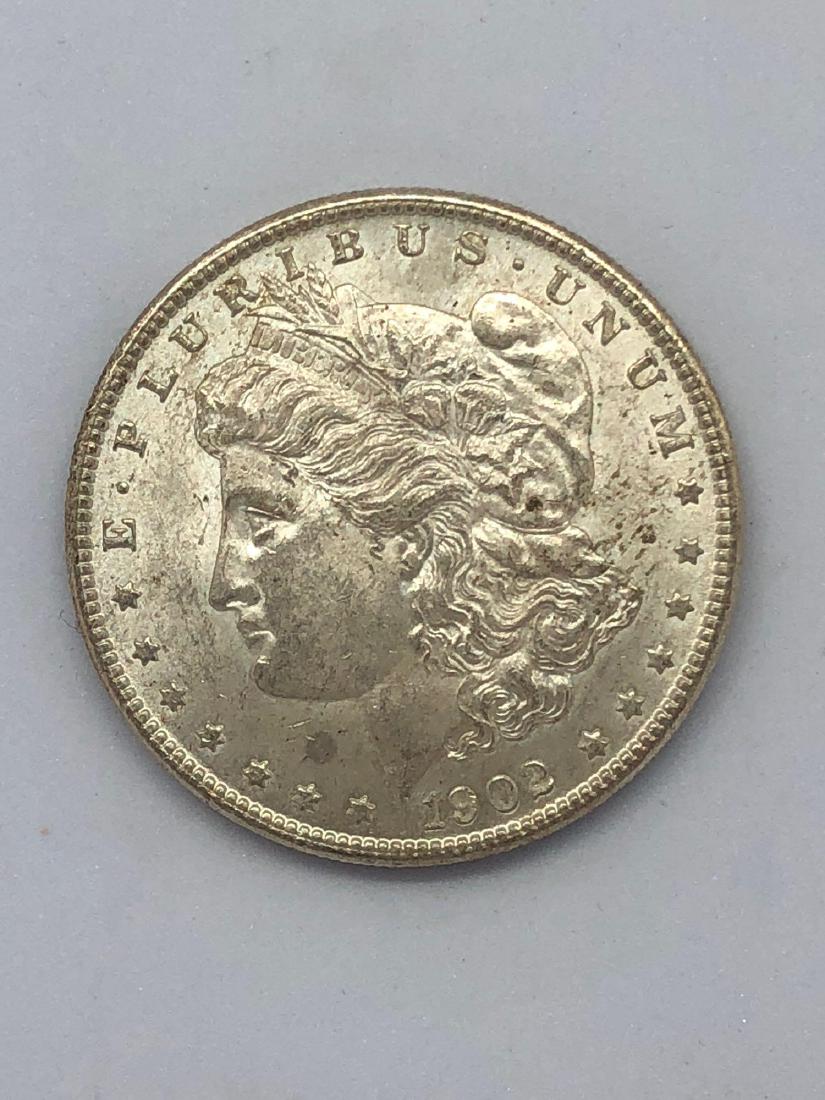 Lot Of One 1902 Morgan Silver Dollar Coin O-Mint (1 of 2)