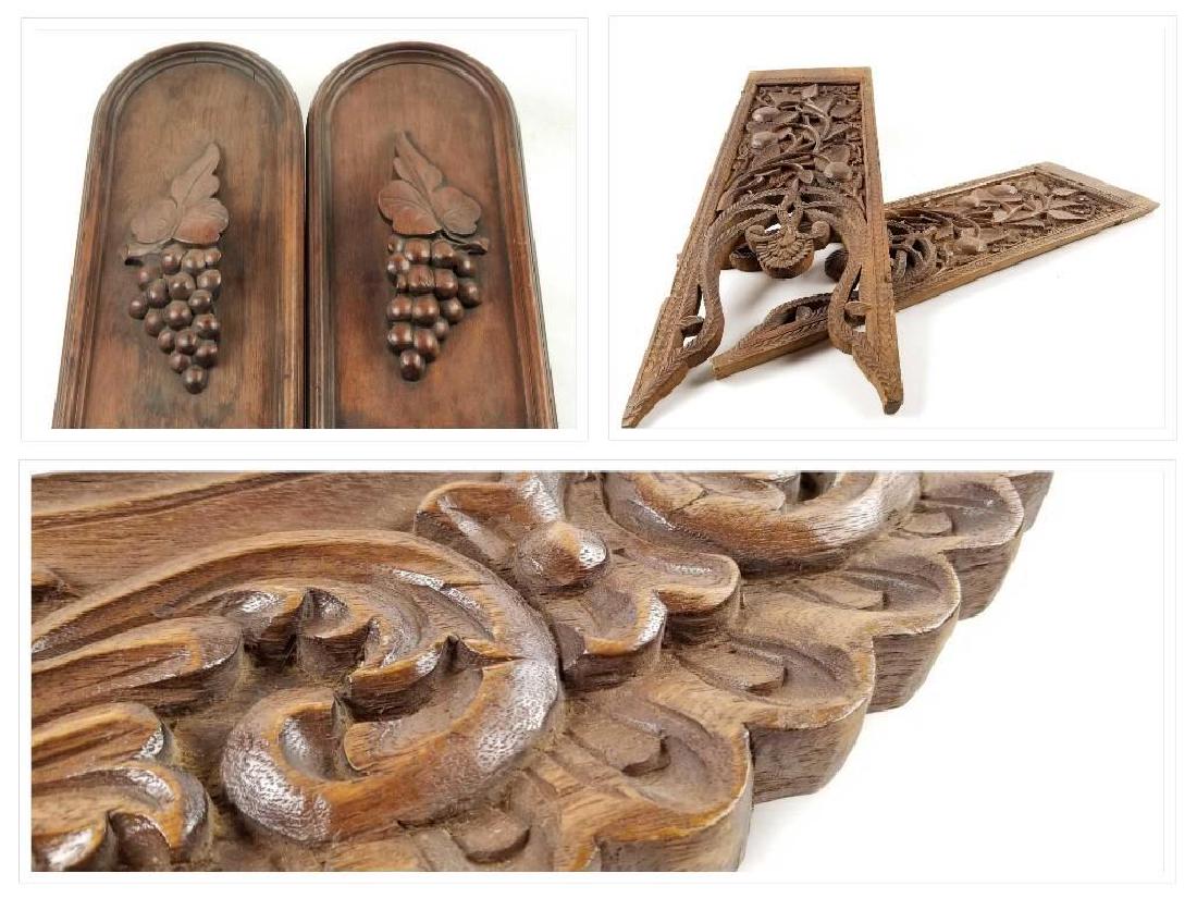 Mixed Ornamental Woodwork Detail Pieces