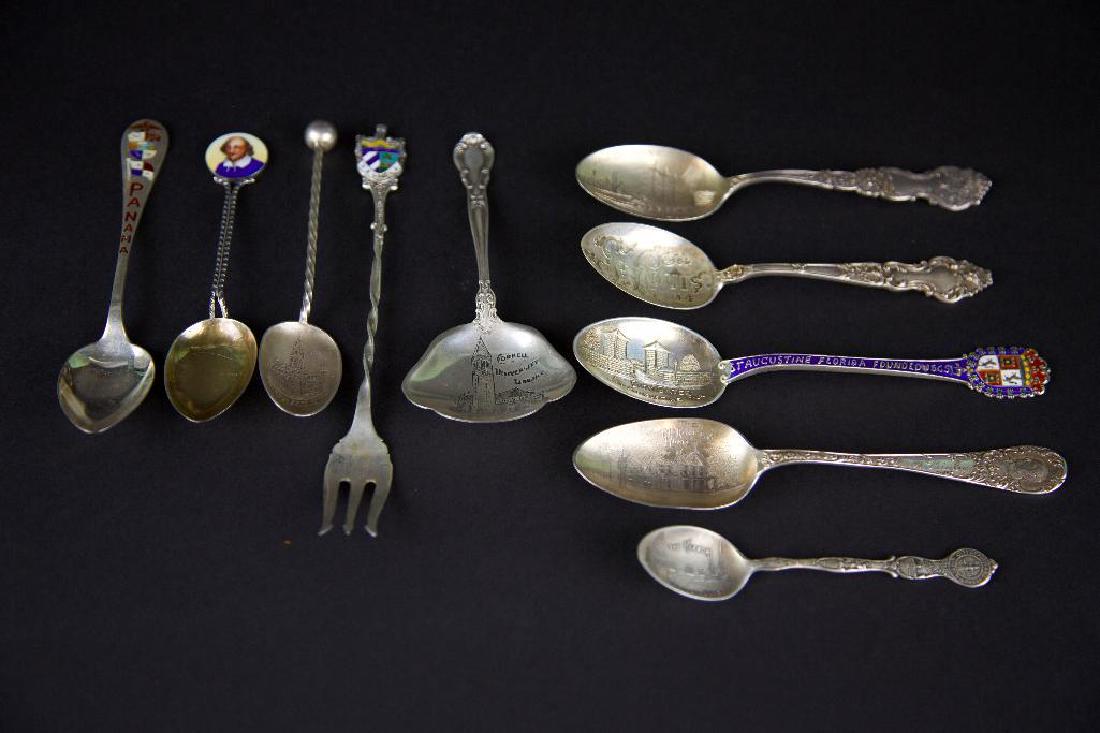 Ten Antique Souvenir Spoons (1 of 5)