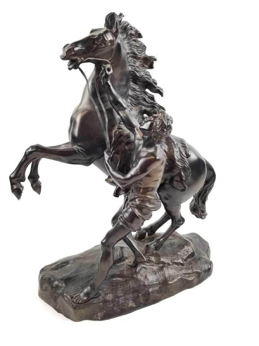 Antique Cast Bronze Statuette Guillaume Coustou,