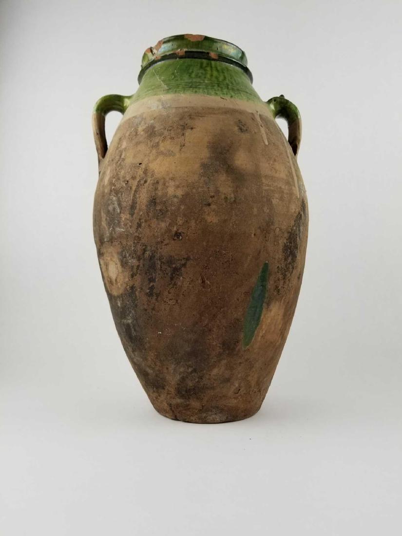 Semi Glazed Terracotta Olive Jar (1 of 10)