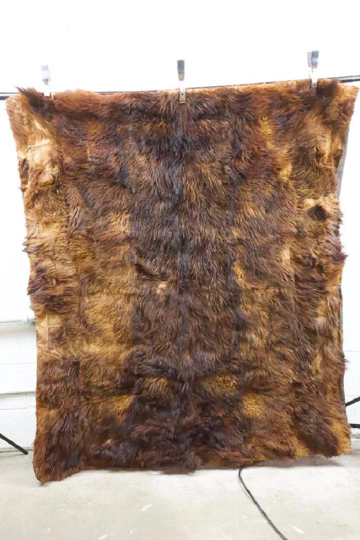Rustic Antique Patchwork Bearskin Rug (1 of 4)