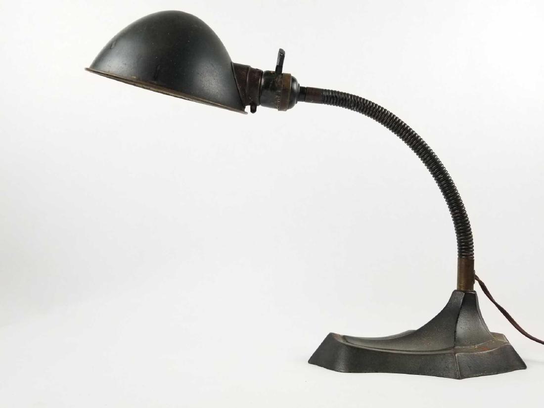 Pair of Art Nouveau Gooseneck Lamps (1 of 7)