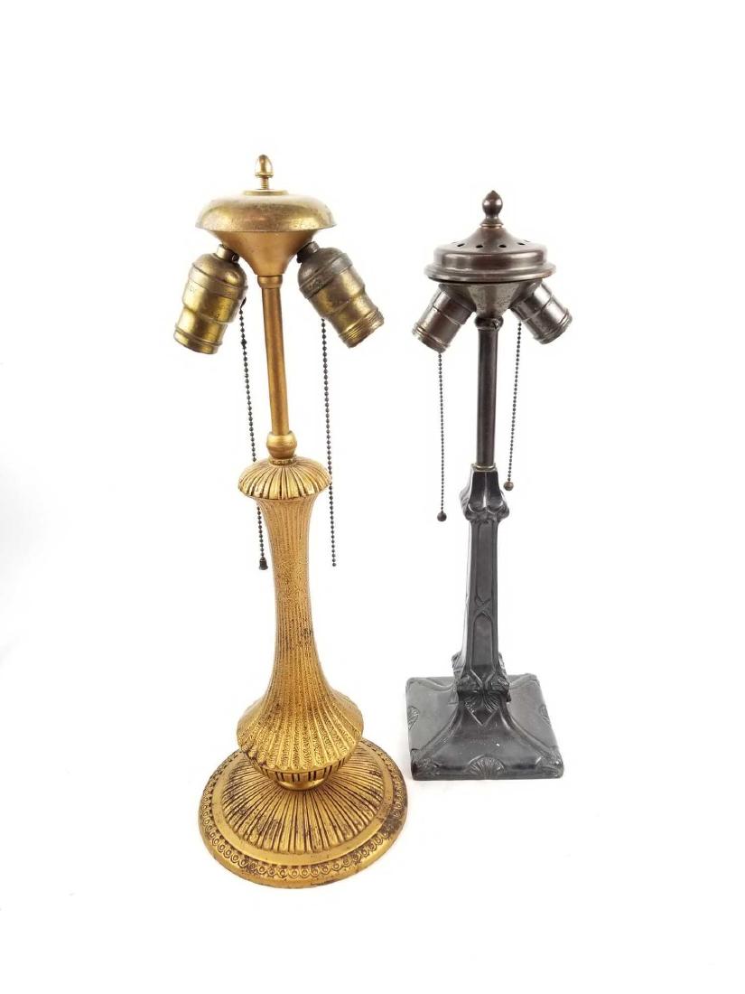 Pair of Antique Cast Lamp Bases (1 of 7)