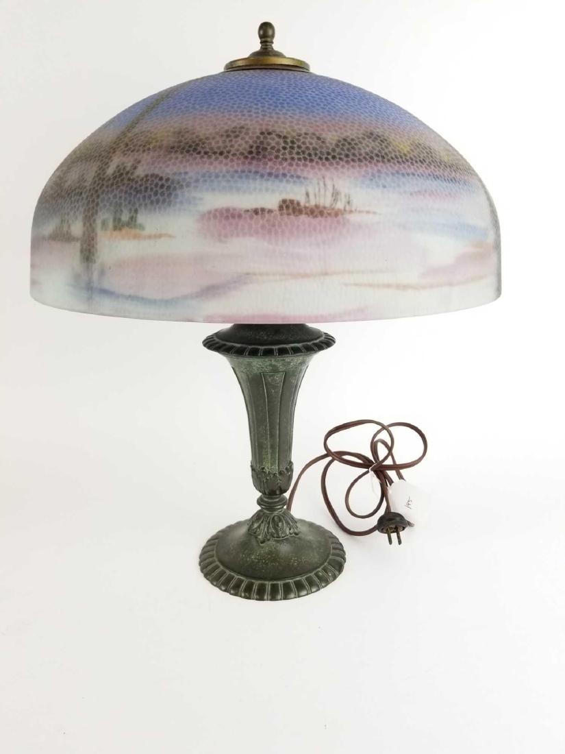 Pairpoint D3041 Lamp with Hand Painted Shade (1 of 6)