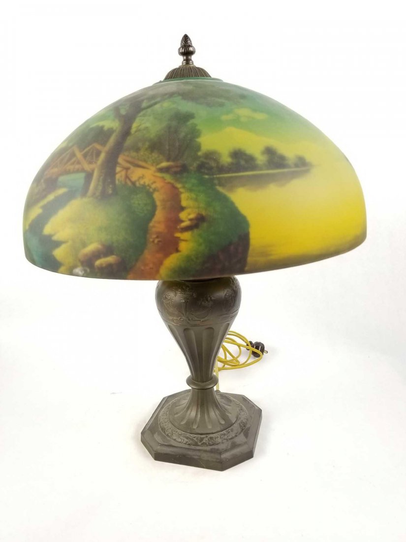 Pairpoint Reverse Painted D3054 Lamp (1 of 8)