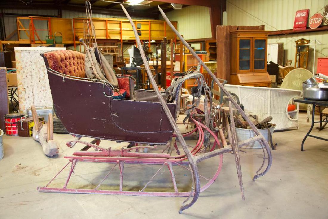 Antique Lull Carriage Co. Horse Drawn Sleigh (1 of 7)