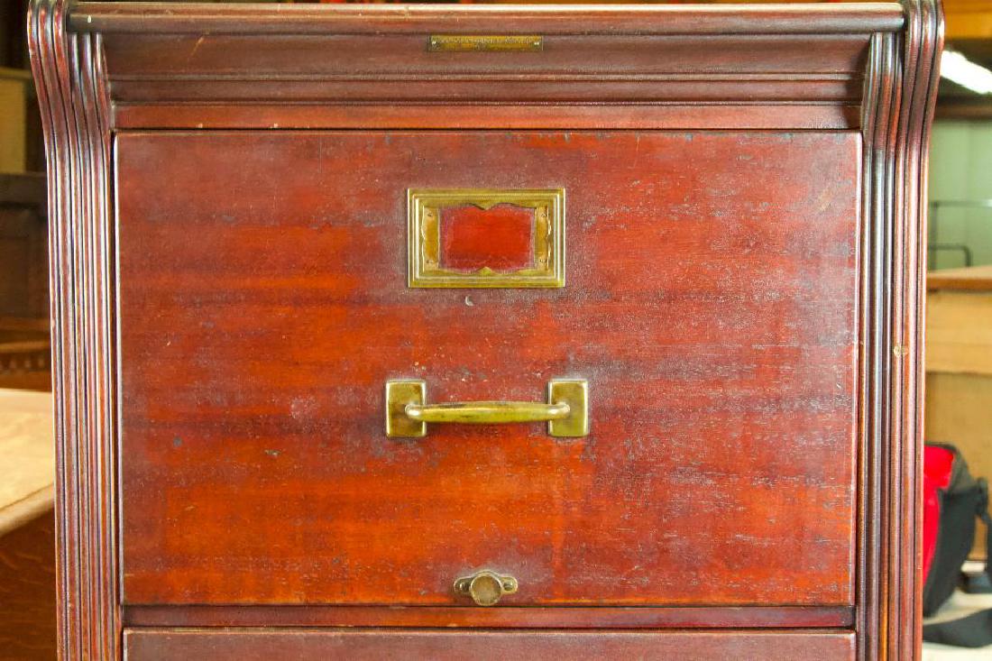 Antique Yawman and Frbe Mfg Co Filing Cabinet (1 of 6)