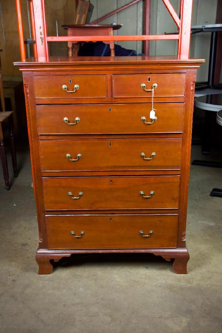 American Chippendale Chest of Drawers ca1770-1800 (1 of 8)