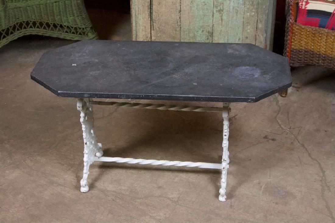 Victorian Style Cast Iron Bench (1 of 6)