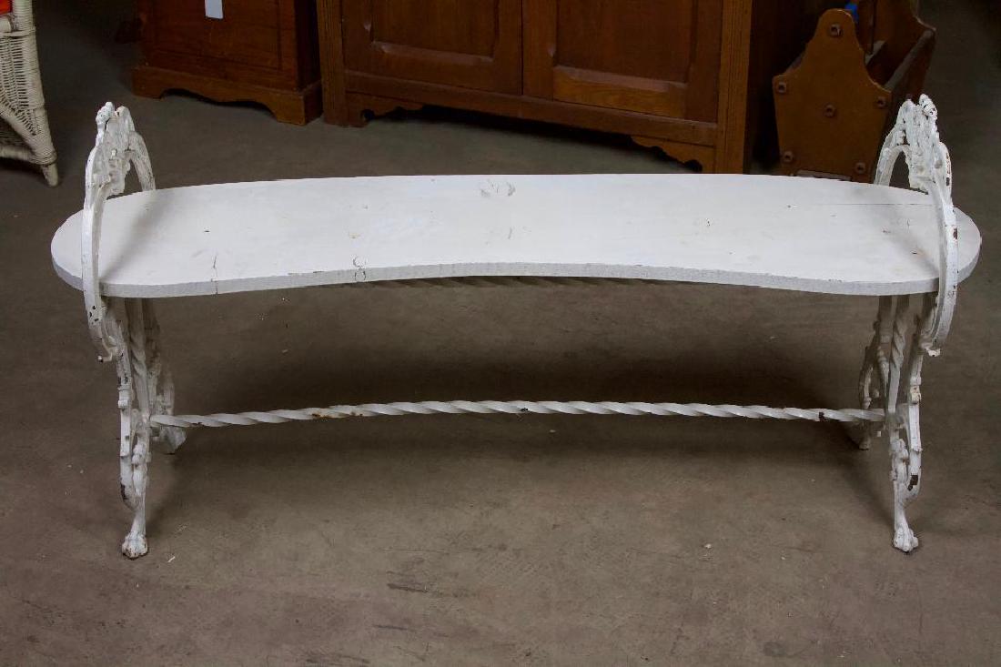 Victorian Cast Iron Bench (1 of 5)