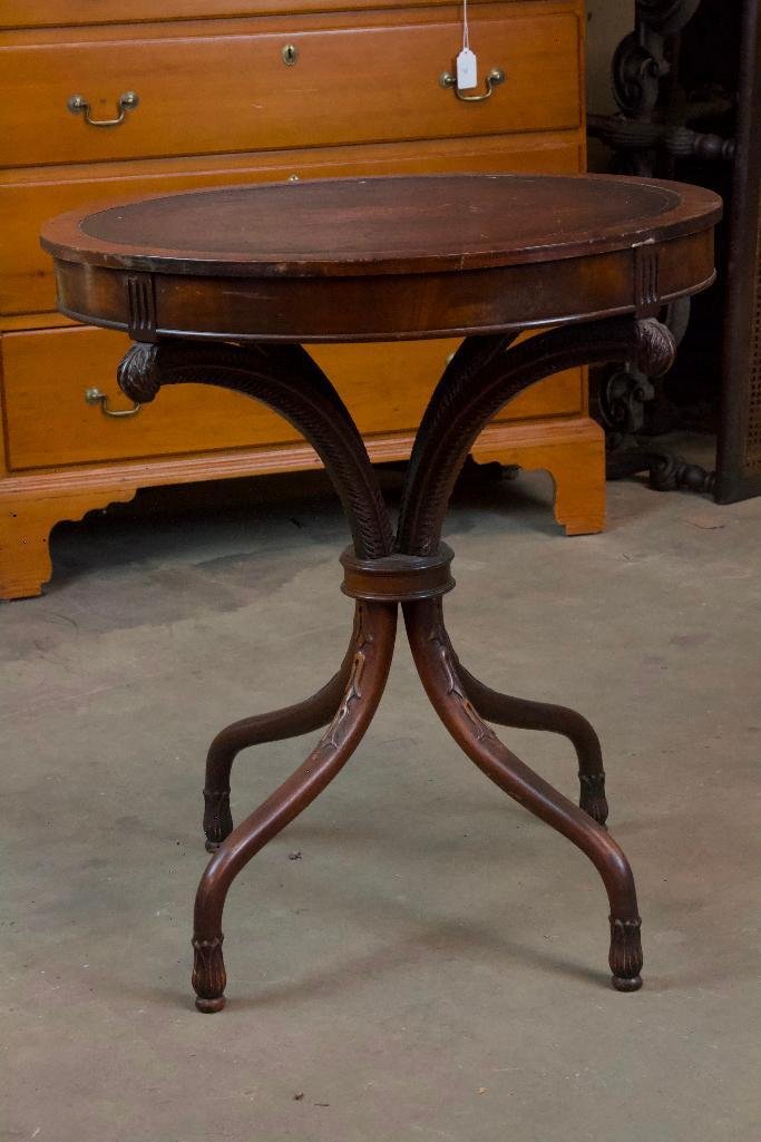 Antique Victorian Round Table (1 of 6)