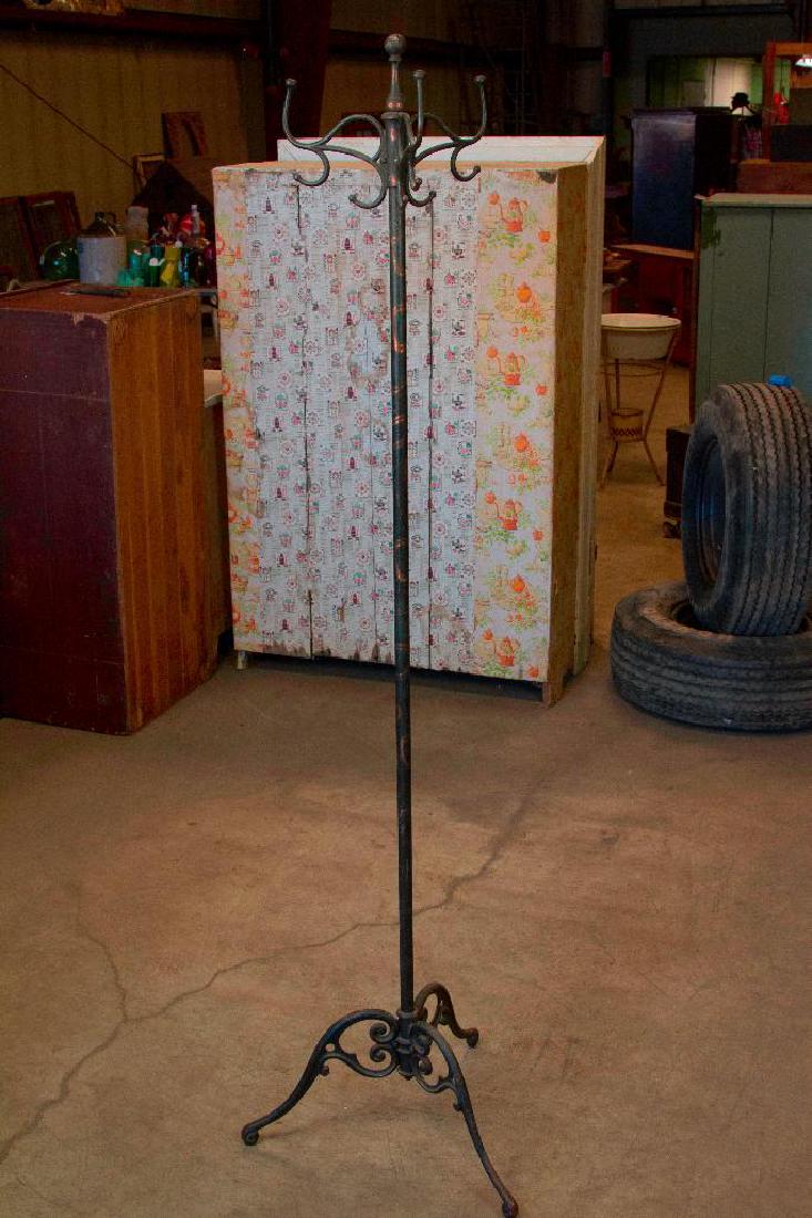 Victorian Iron and Copper Coat Rack (1 of 6)