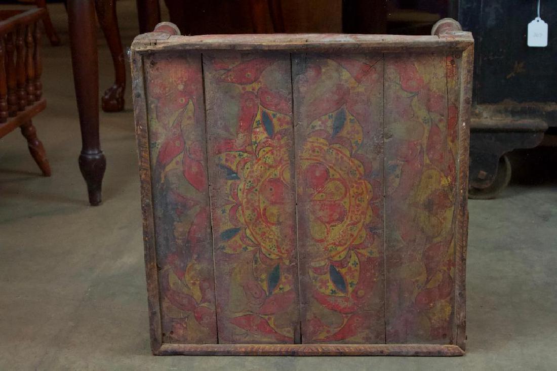 Antique low folk art Stand (1 of 5)